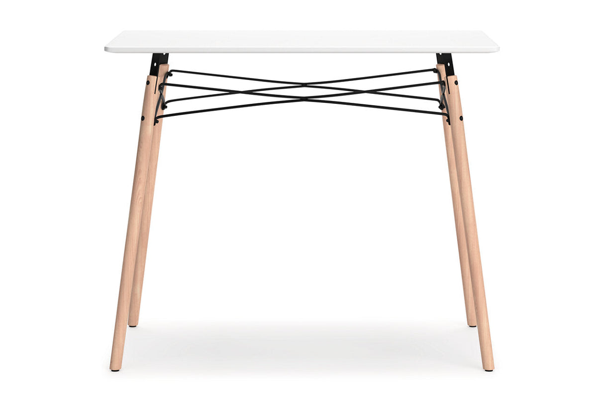 Jaspeni White/Natural Home Office Desk