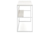 Deznee White Home Office Desk