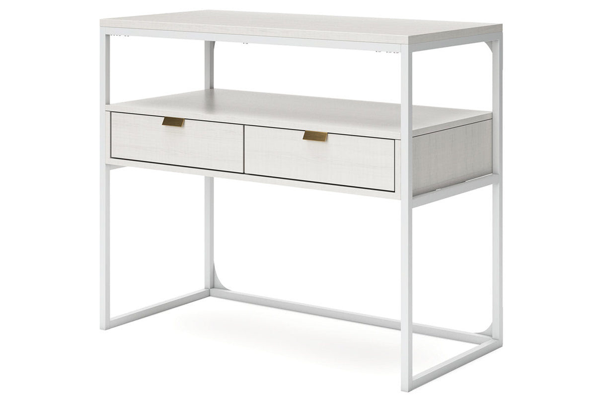 Deznee White Credenza