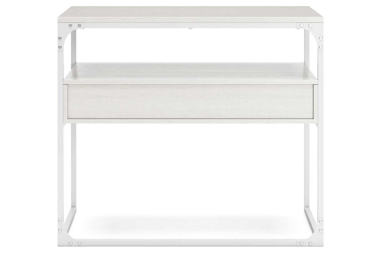 Deznee White Credenza