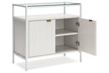 Deznee White Small Bookcase