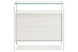 Deznee White Small Bookcase