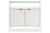 Deznee White Small Bookcase