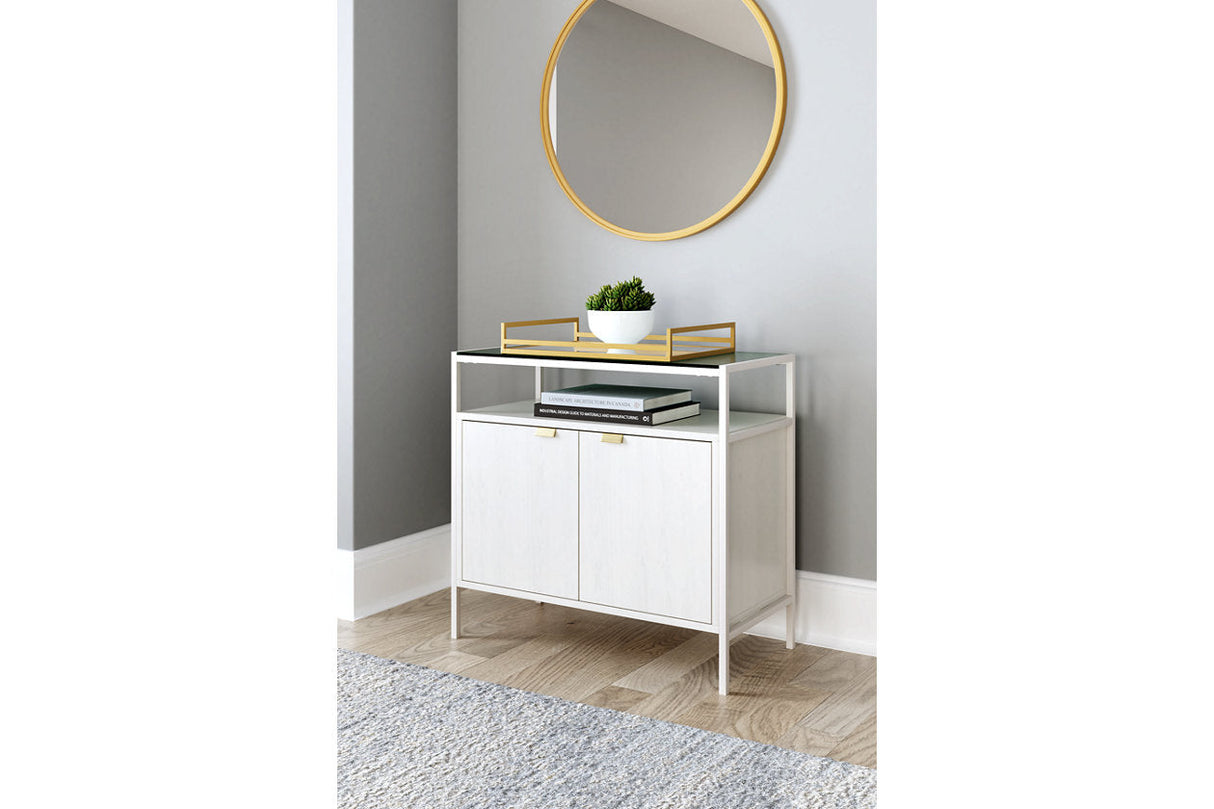 Deznee White Small Bookcase