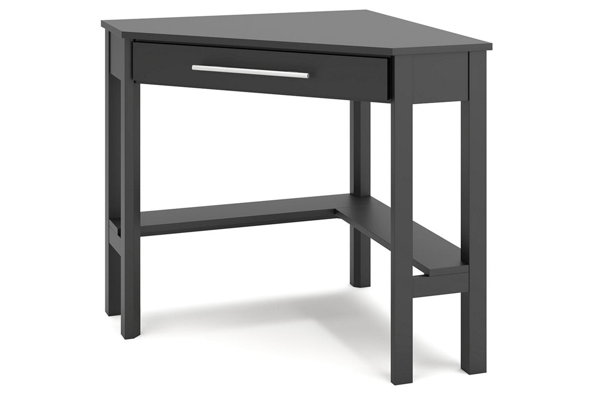 Otaska Black Home Office Corner Desk