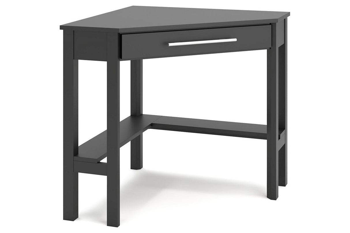 Otaska Black Home Office Corner Desk