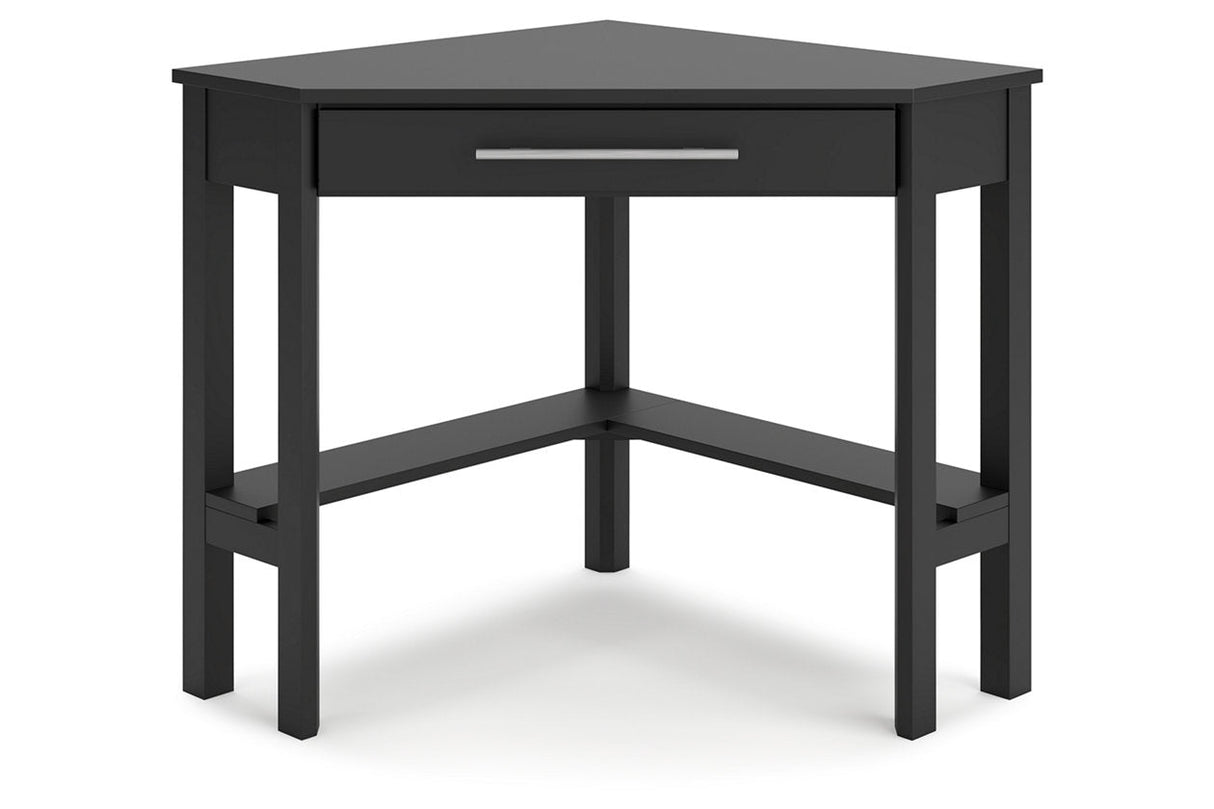 Otaska Black Home Office Corner Desk