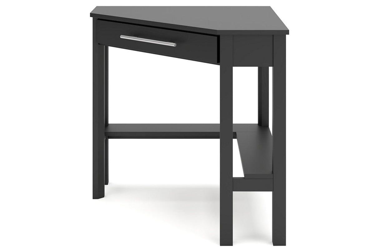 Otaska Black Home Office Corner Desk