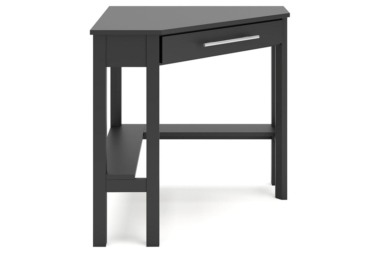 Otaska Black Home Office Corner Desk