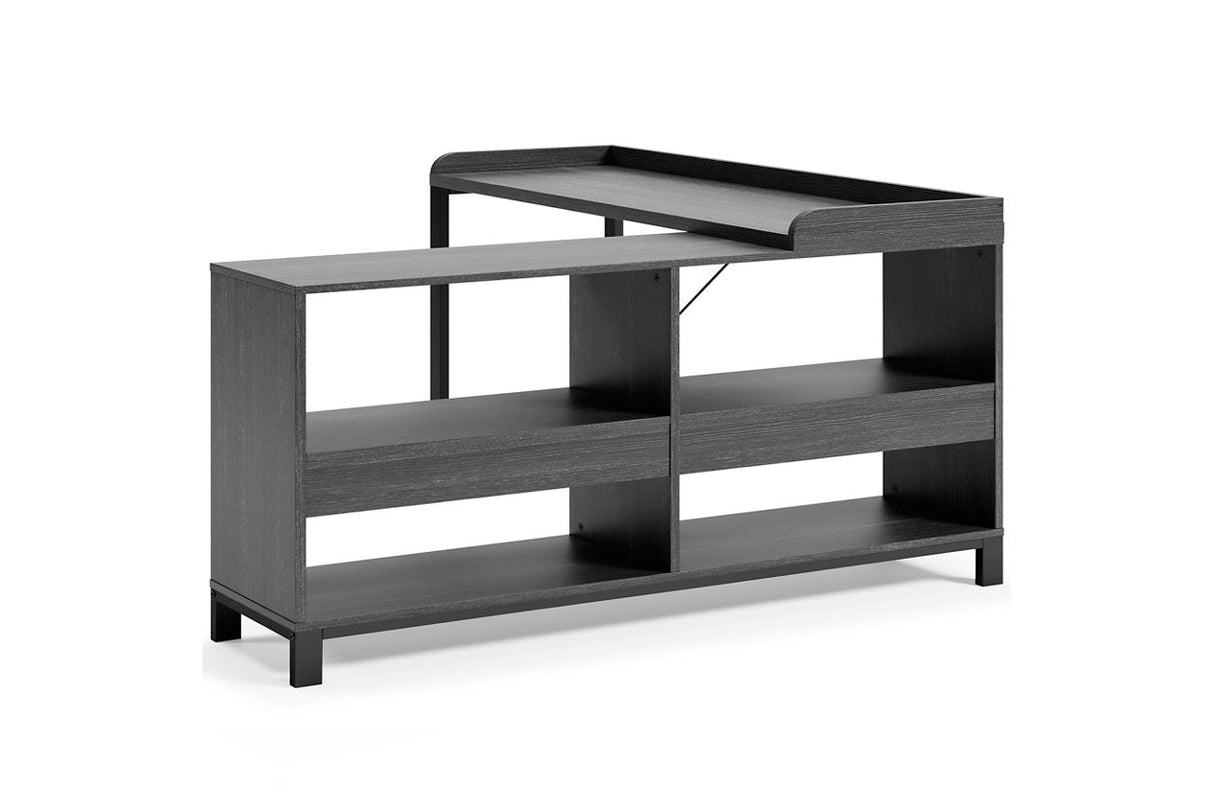 Yarlow Black Home Office L-Desk