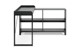 Yarlow Black Home Office L-Desk