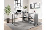 Yarlow Black Home Office L-Desk