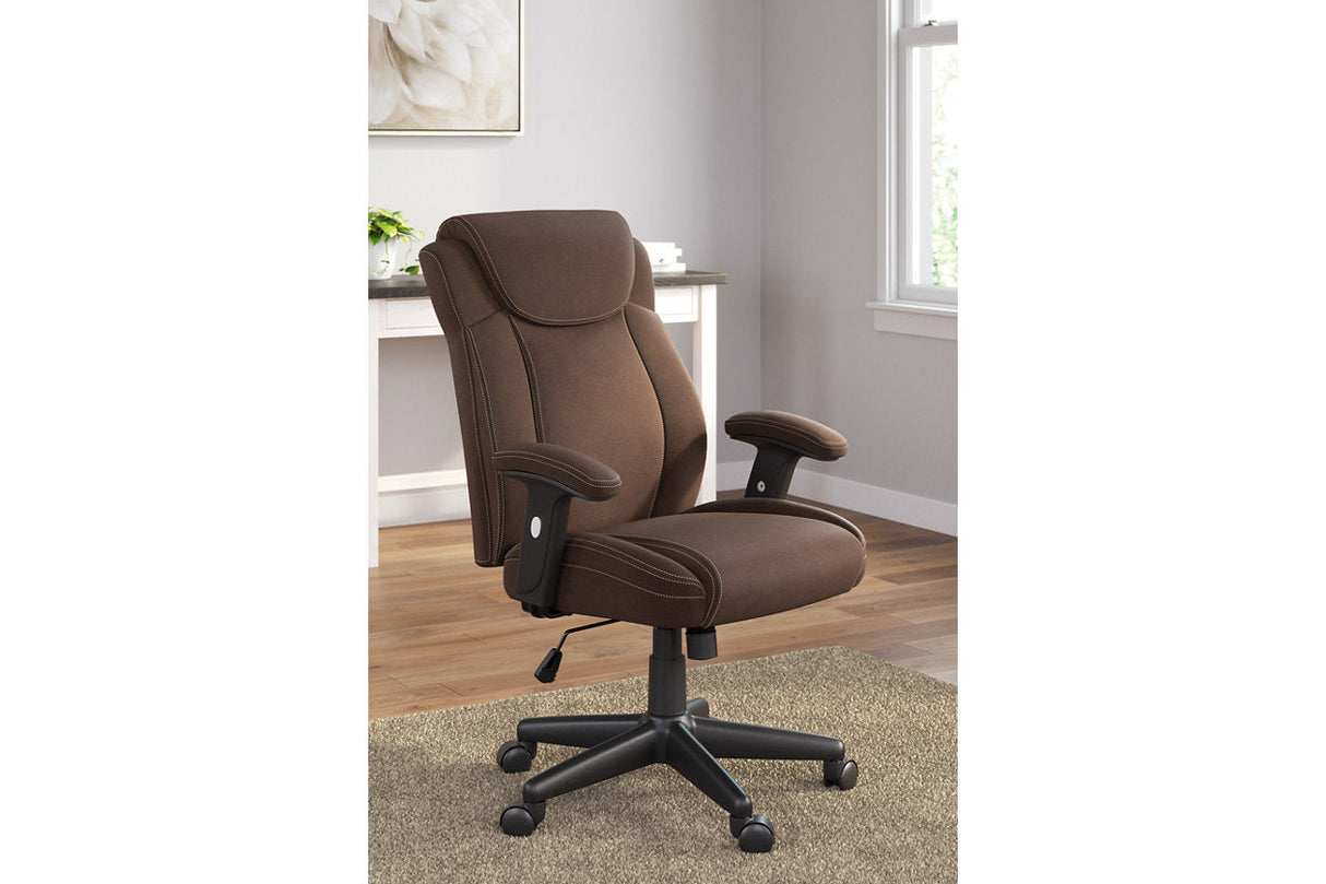 Corbindale Brown/Black Home Office Chair