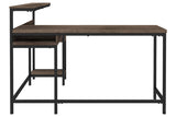 Arlenbry Gray Home Office L-Desk with Storage