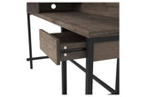 Arlenbry Gray Home Office L-Desk with Storage