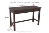 Camiburg Warm Brown 47" Home Office Desk