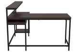 Camiburg Warm Brown Home Office L-Desk with Storage