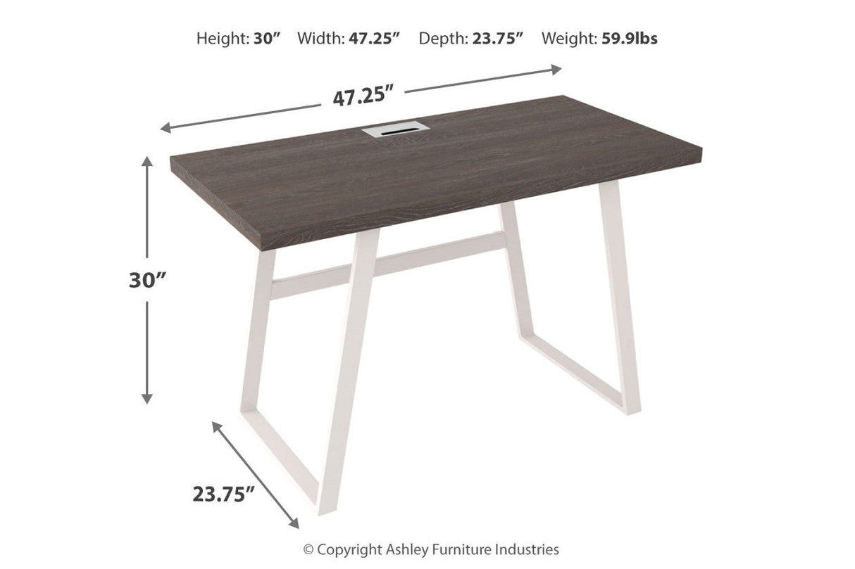 Dorrinson Two-tone 47" Home Office Desk