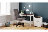 Dorrinson Two-tone 47" Home Office Desk