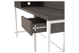 Dorrinson Two-tone Home Office L-Desk with Storage