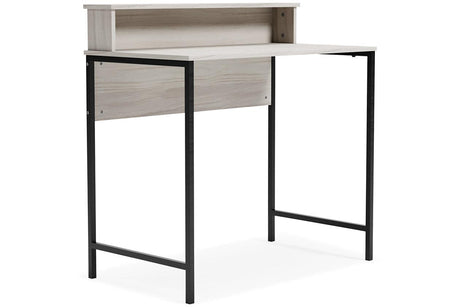 Bayflynn White/Black Home Office Desk