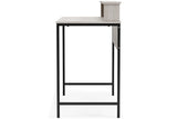 Bayflynn White/Black Home Office Desk