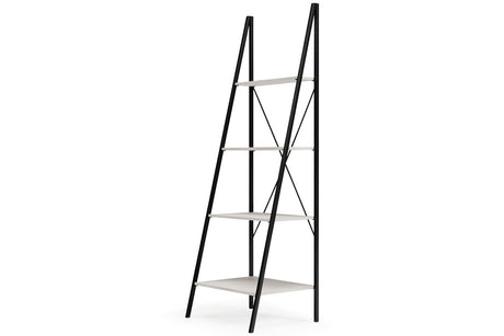 Bayflynn White/Black Bookcase