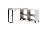 Bayflynn White/Black L-Desk