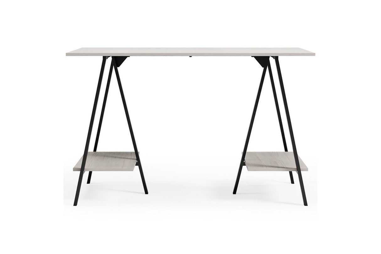 Bayflynn White/Black Home Office Desk