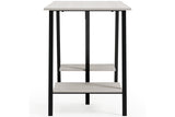 Bayflynn White/Black Home Office Desk