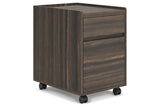 Zendex Dark Brown File Cabinet