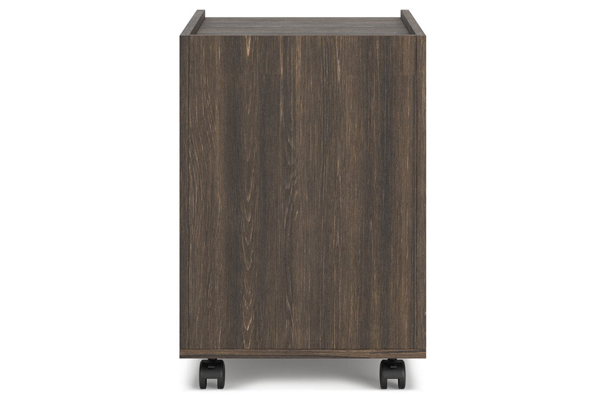 Zendex Dark Brown File Cabinet