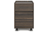 Zendex Dark Brown File Cabinet