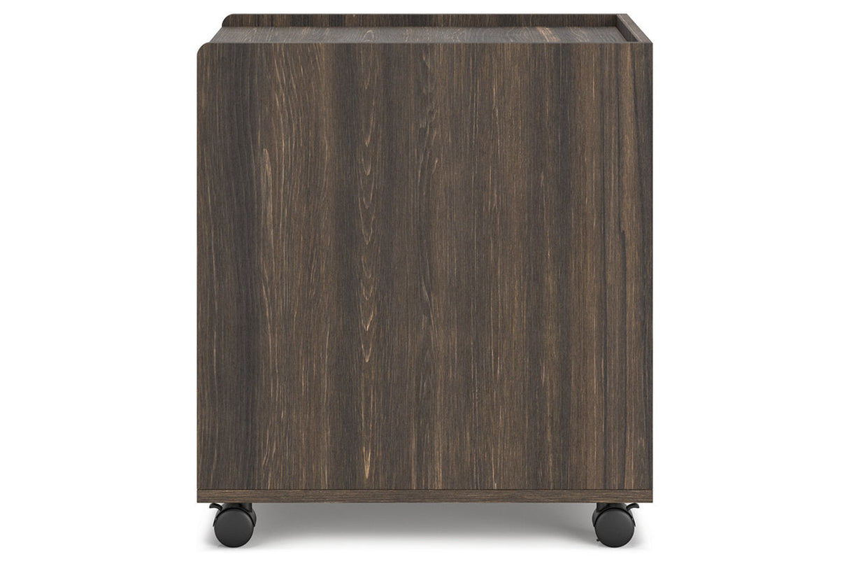 Zendex Dark Brown File Cabinet