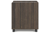 Zendex Dark Brown File Cabinet