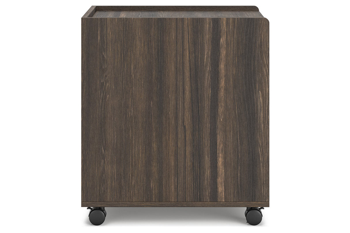 Zendex Dark Brown File Cabinet