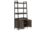 Zendex Dark Brown 72" Bookcase