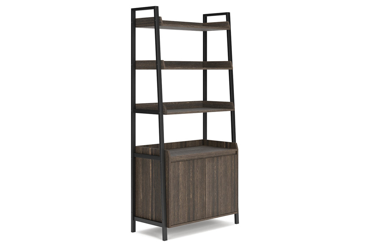 Zendex Dark Brown 72" Bookcase