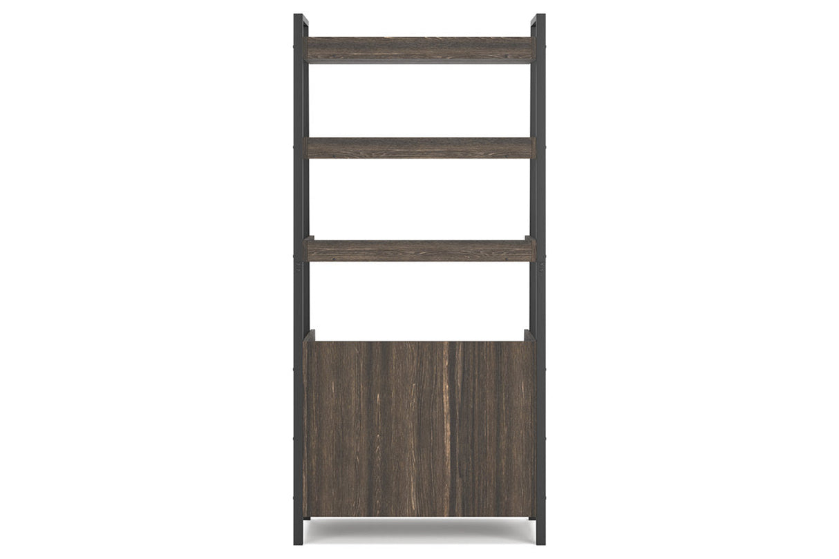 Zendex Dark Brown 72" Bookcase