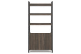 Zendex Dark Brown 72" Bookcase