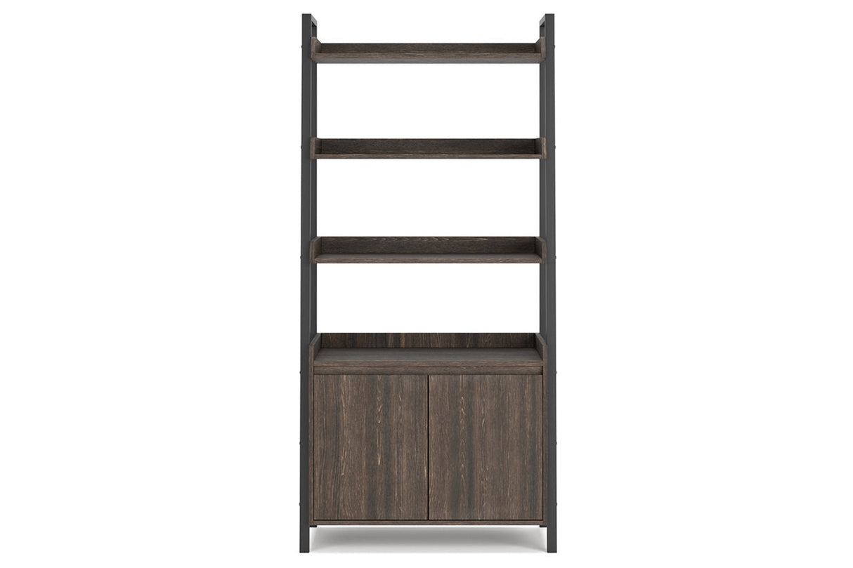 Zendex Dark Brown 72" Bookcase