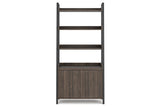 Zendex Dark Brown 72" Bookcase