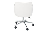 Baraga White Home Office Desk Chair