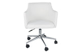 Baraga White Home Office Desk Chair