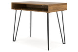 Strumford Brown/Black Home Office Desk