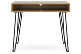 Strumford Brown/Black Home Office Desk