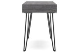 Strumford Charcoal/Black Home Office Desk