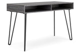 Strumford Charcoal/Black Home Office Desk