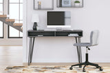 Strumford Charcoal/Black Home Office Desk