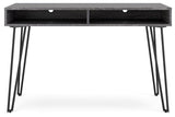 Strumford Charcoal/Black Home Office Desk